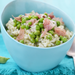 Simple Spring Pea And Bacon Risotto