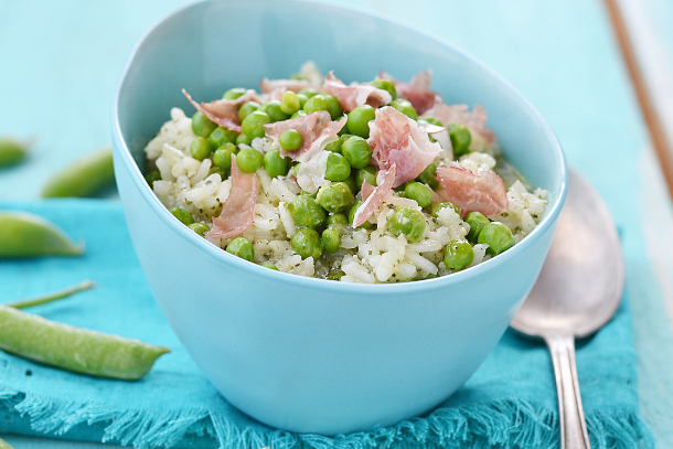 Instant pot risotto online peas